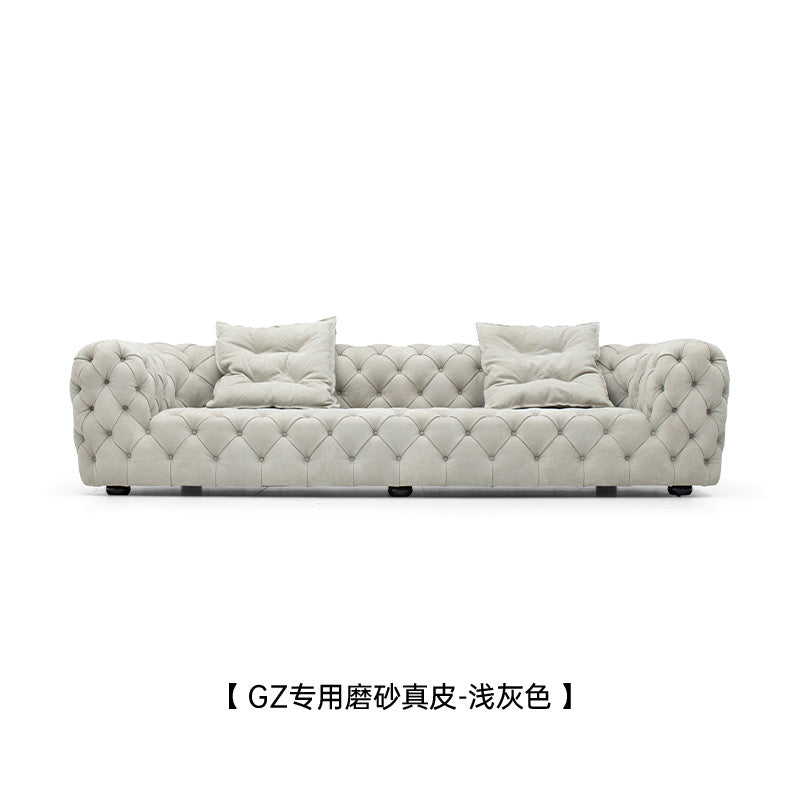 Chester Moon, a classic nubuck leather sofa