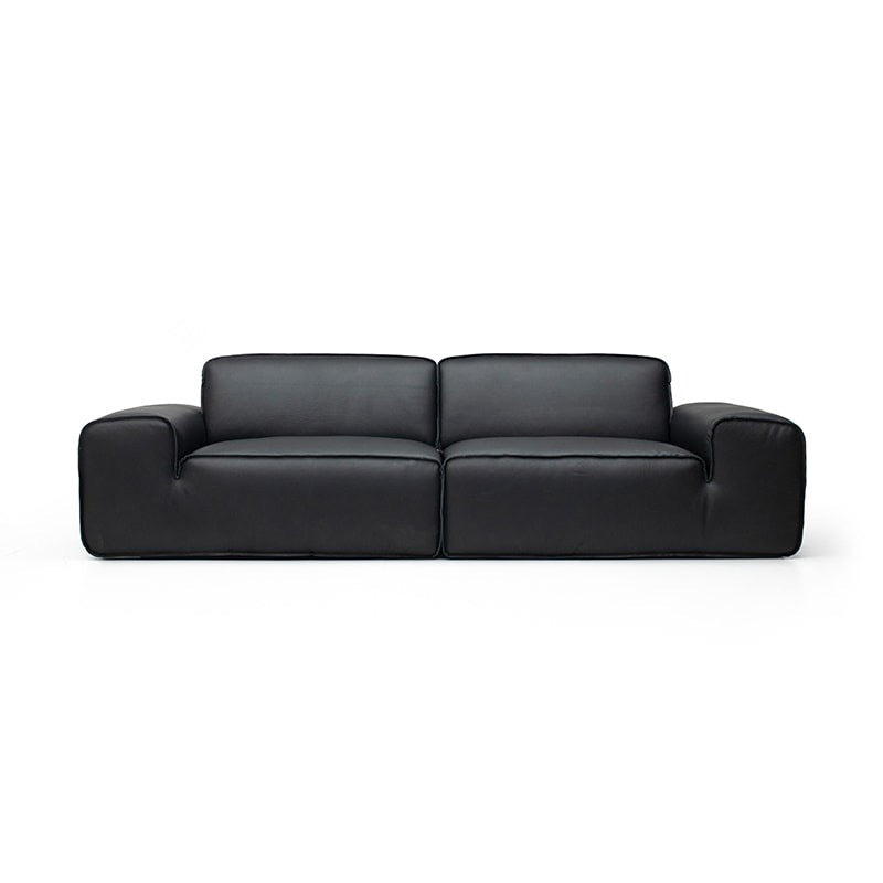 Avenue, a classic Italian minimalist style all-leather sofa