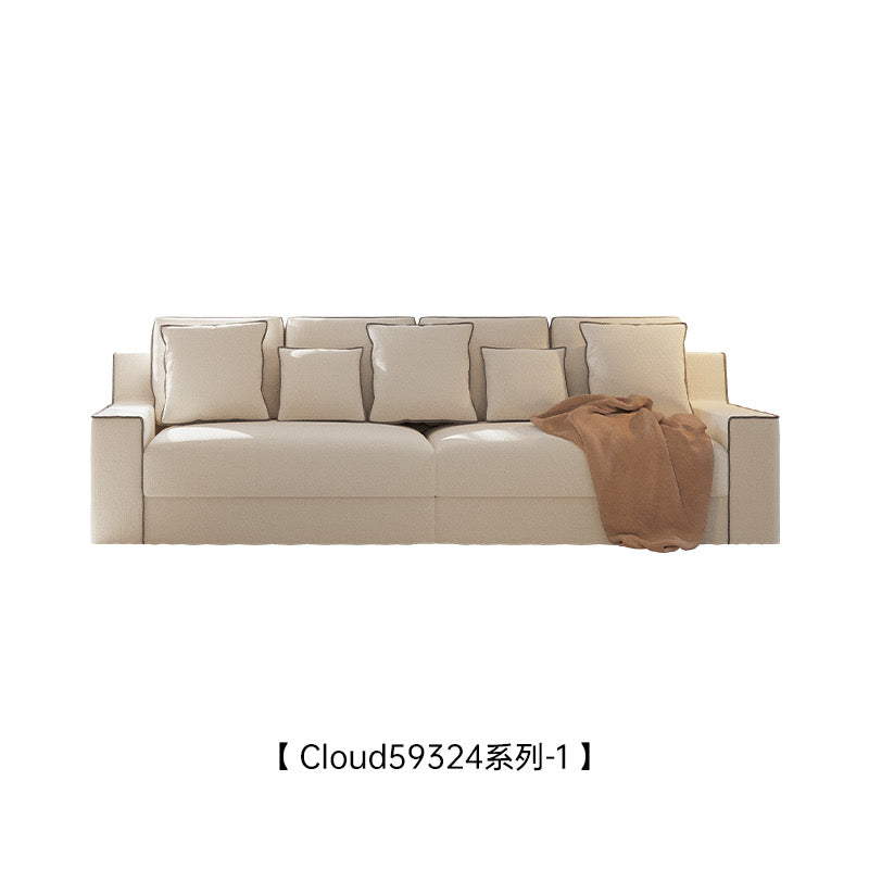 A white sofa in ancient Chinese style