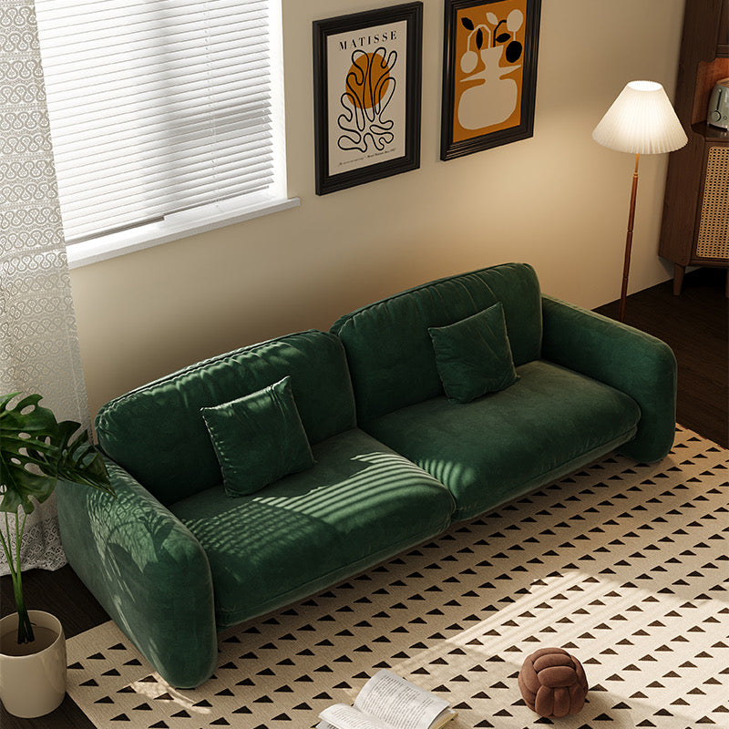 A minimalist floating sofa