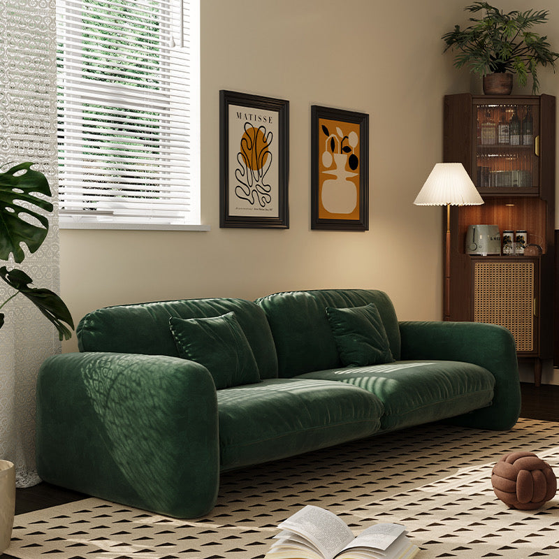 A minimalist floating sofa