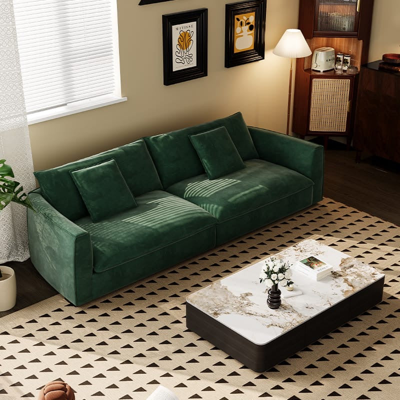 A minimalist straight sofa