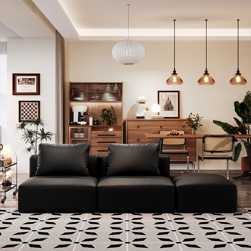 Tofu Block Sofa, a hard-wearing, manageable sofa