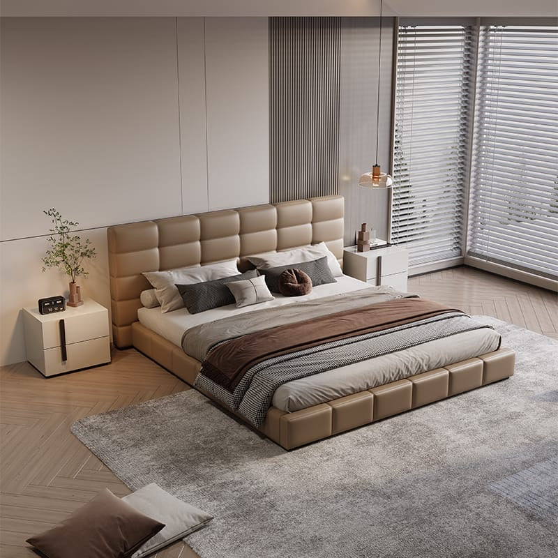 Lawrence Bed, a replica version of a luxury brand soft bed that showcases temperament
