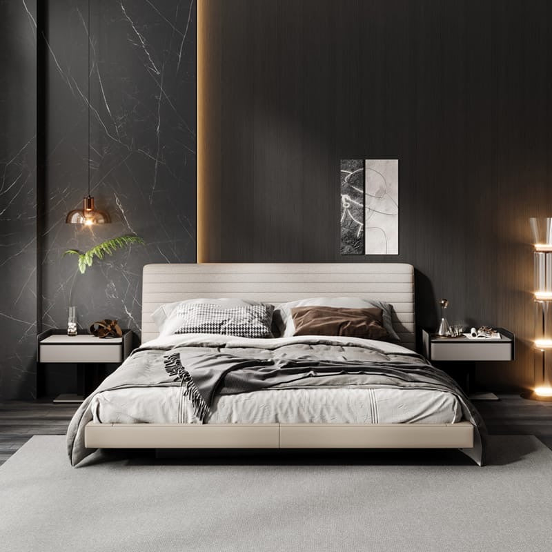 Roger bed, a light luxury bed that showcases temperament