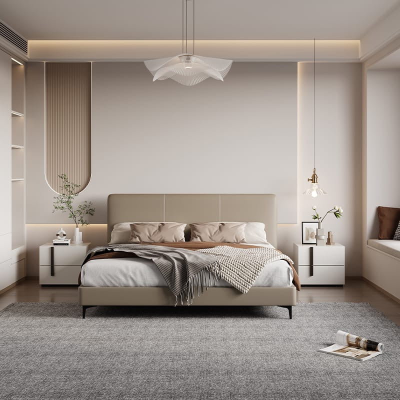 A leather bed with high cost-effectiveness