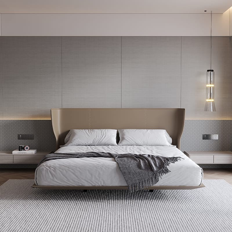 Alys Bed, a suspended bed with excellent texture