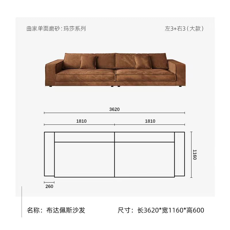 Budapest Sofa, the proud work of a major Italian brand, enduring for a long time