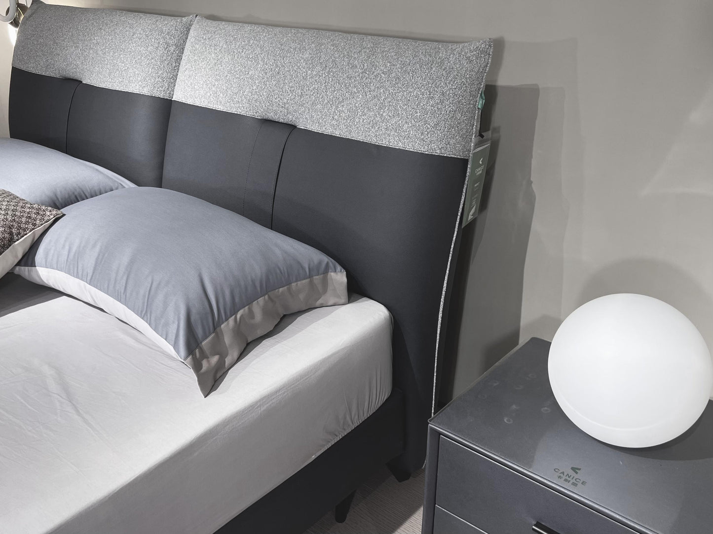 A upholstered bed with a high cost performance