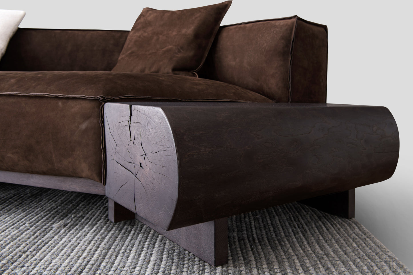 Light luxury style Nubuck Leather sofa
