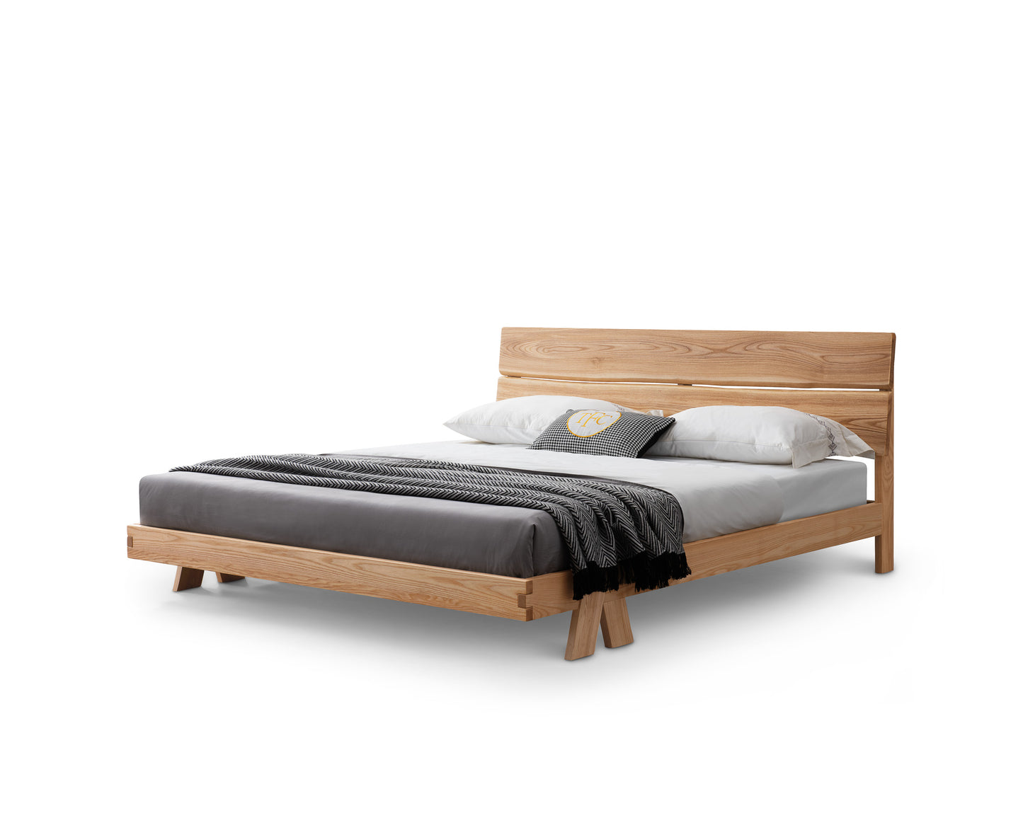 Full solid wood bed