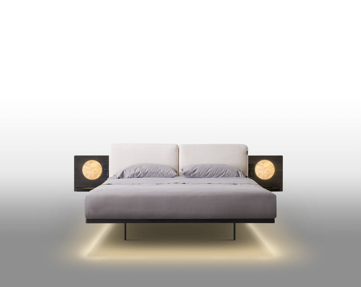 【Video】Minimalist style solid wood suspended bed
