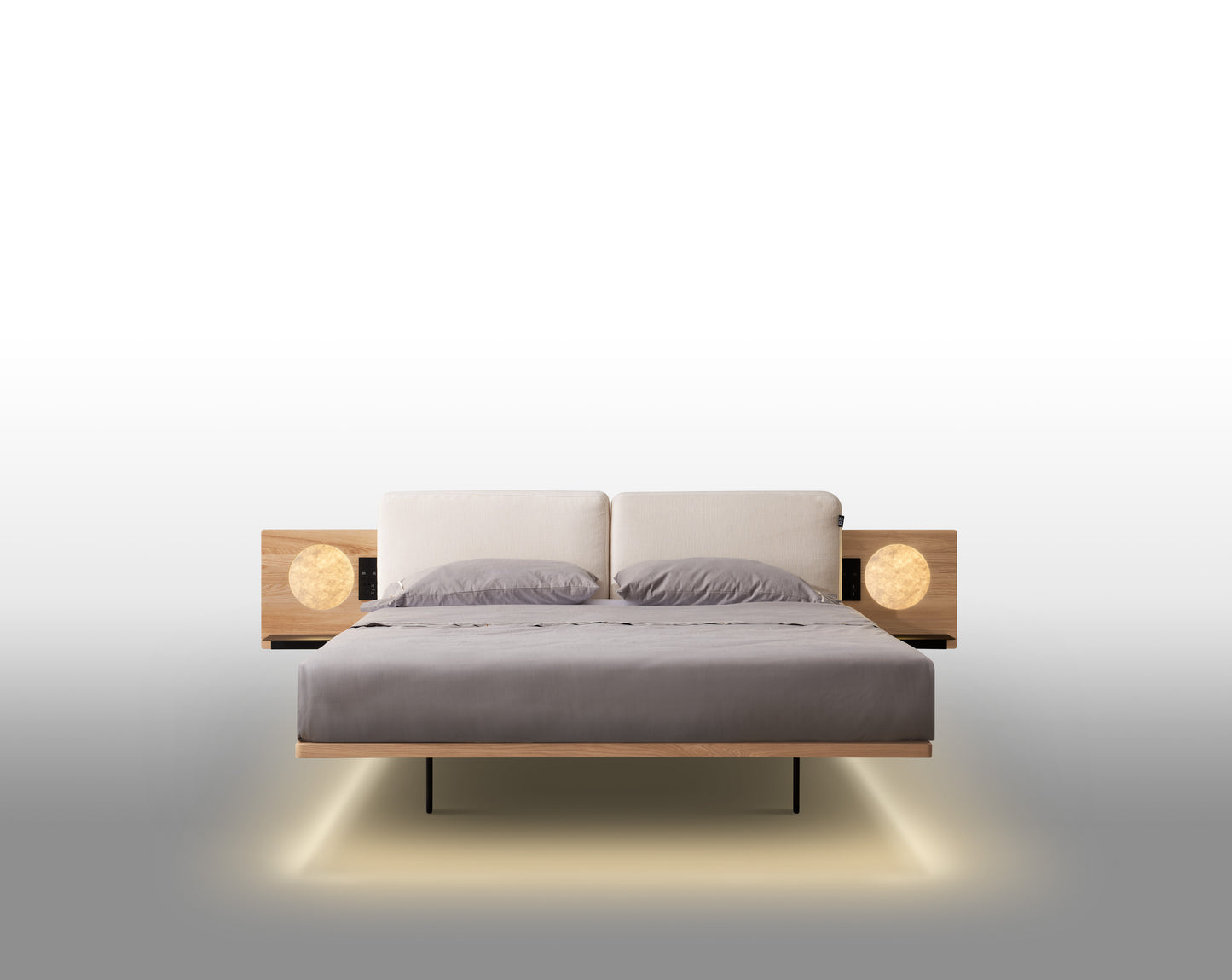 【Video】Minimalist style solid wood suspended bed