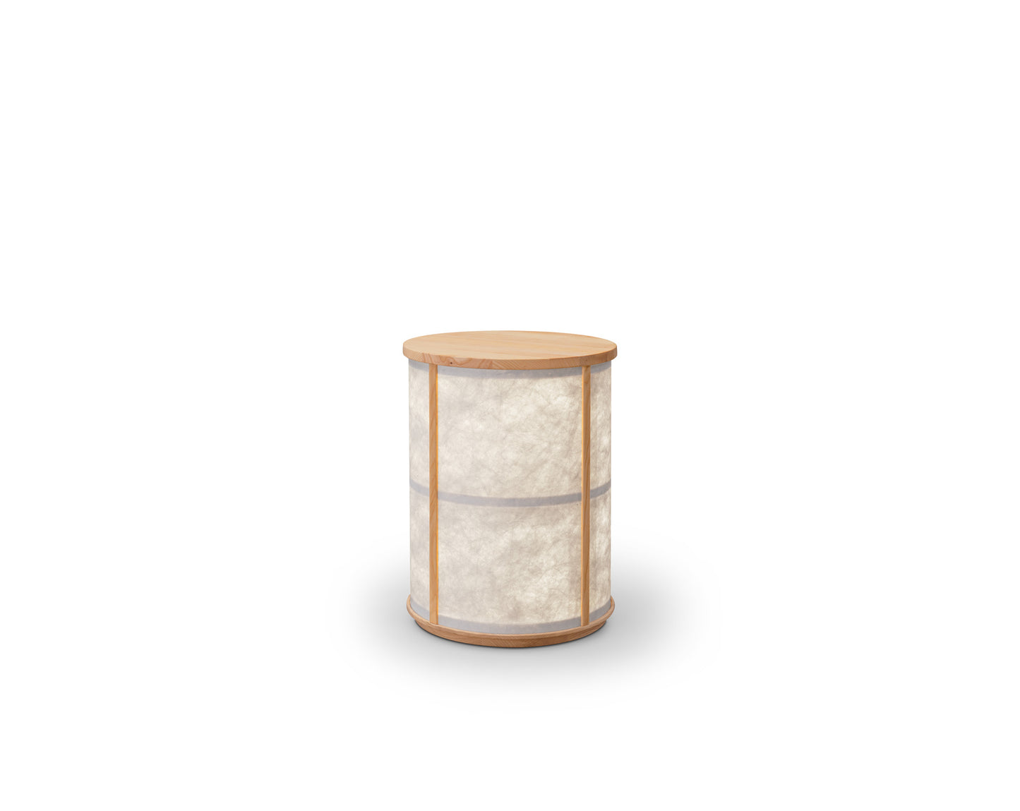 A side table with ambient lighting that can bring a sense of atmosphere