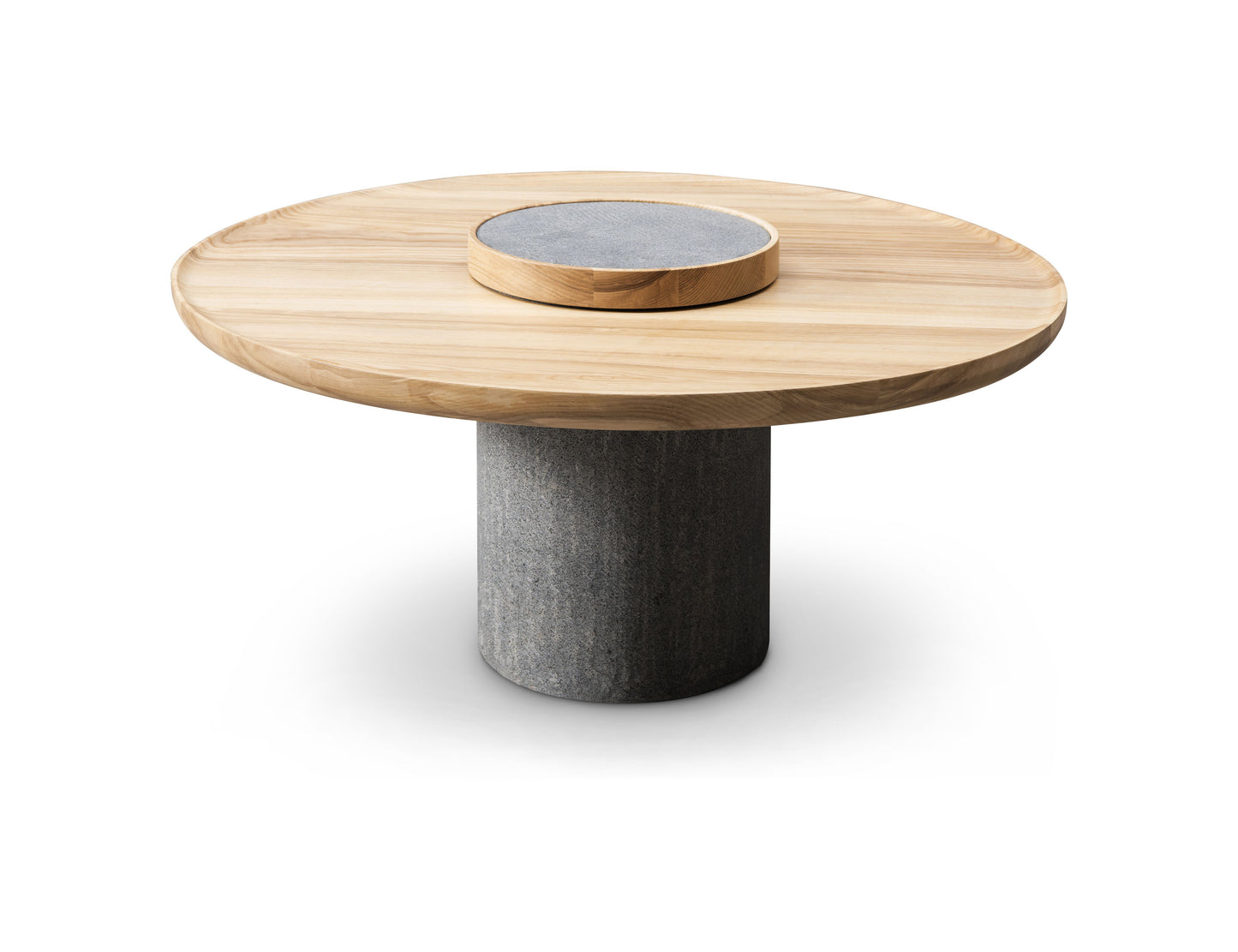 【Video】Solid wood granite coffee table and side table