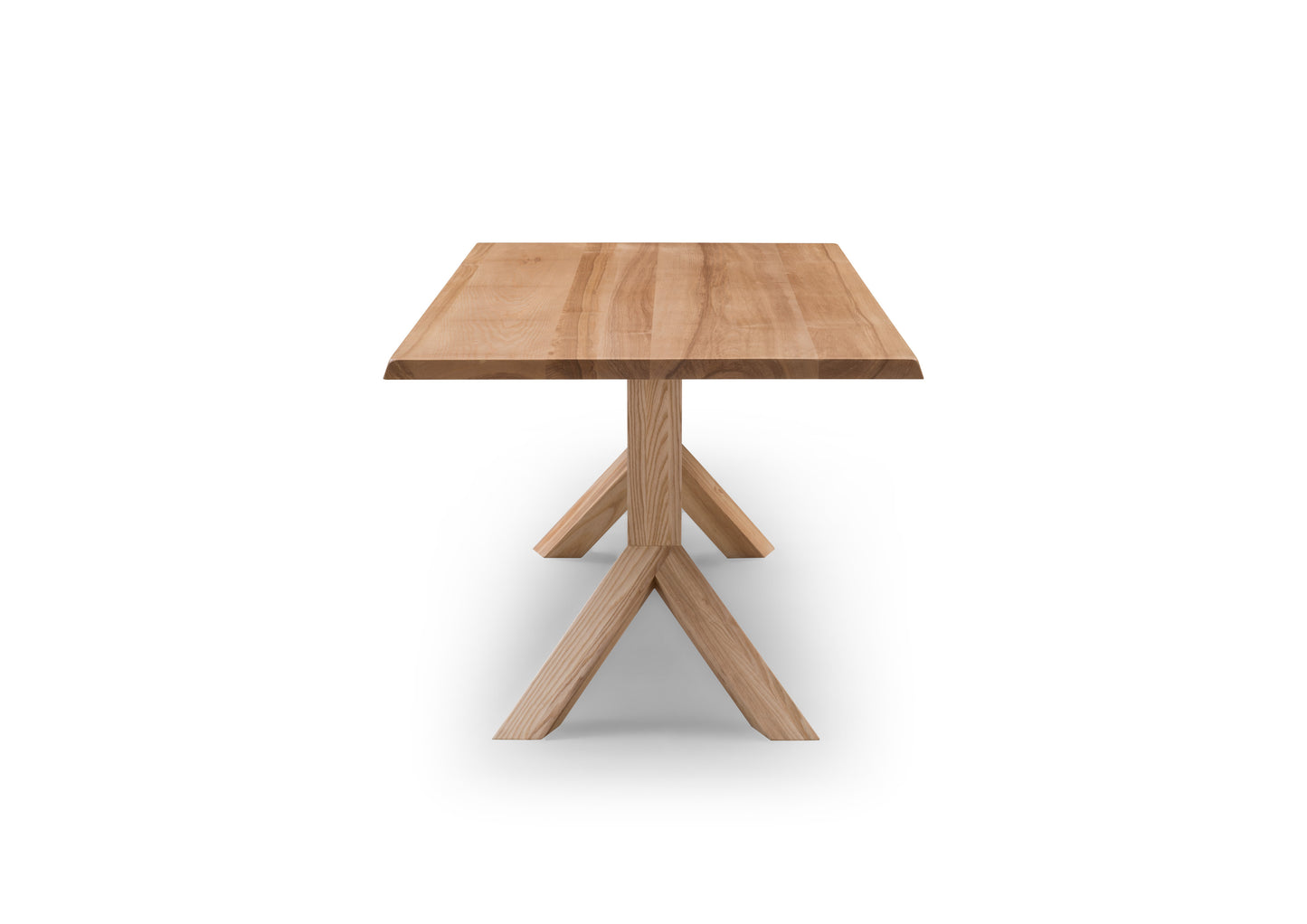 【Video】Solid wood dining table in natural wood color