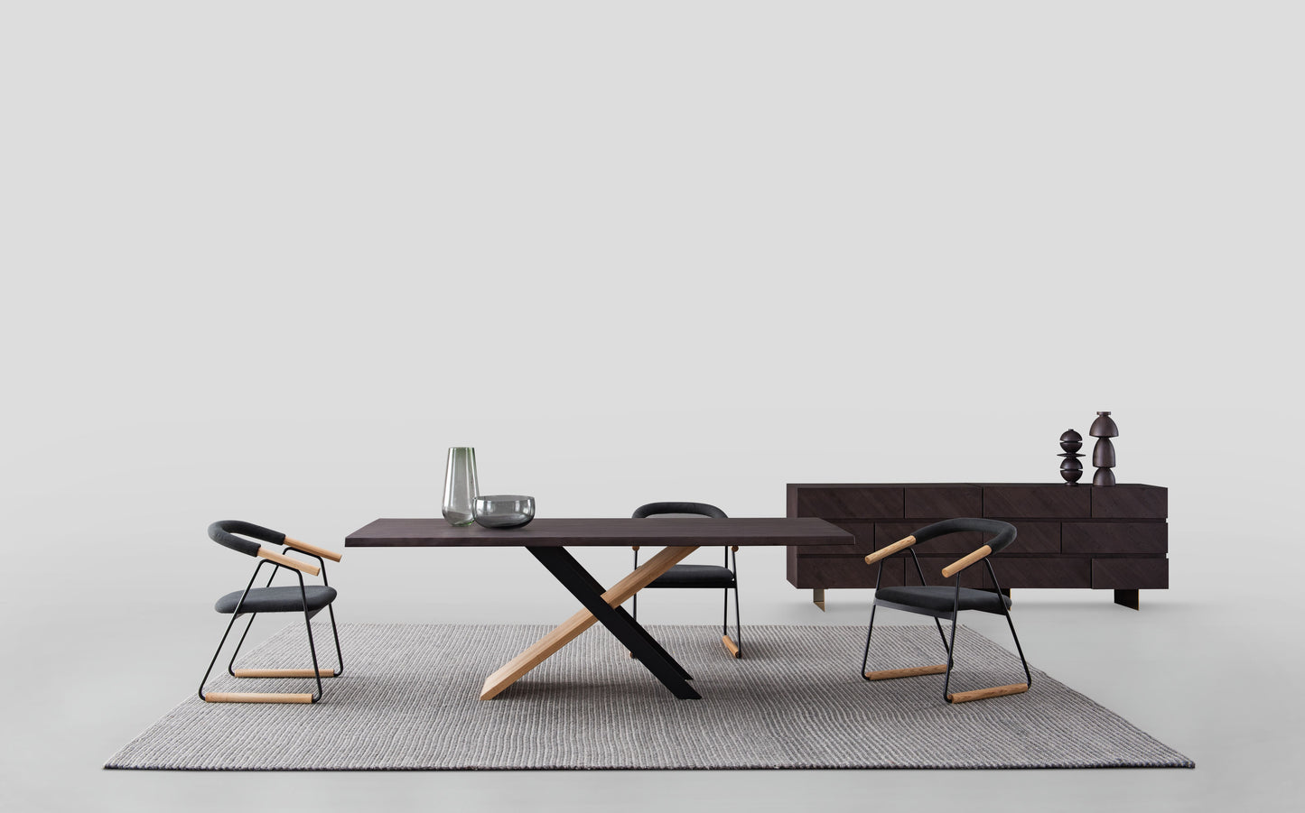 【Video 】High end light luxury style solid wood dining table