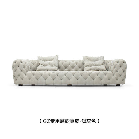 Chester Moon, a classic nubuck leather sofa
