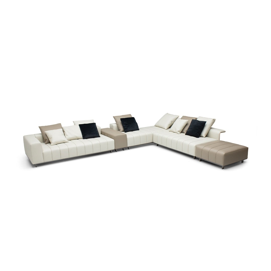 Freeman Sofa, a sofa that looks like piano keyslike