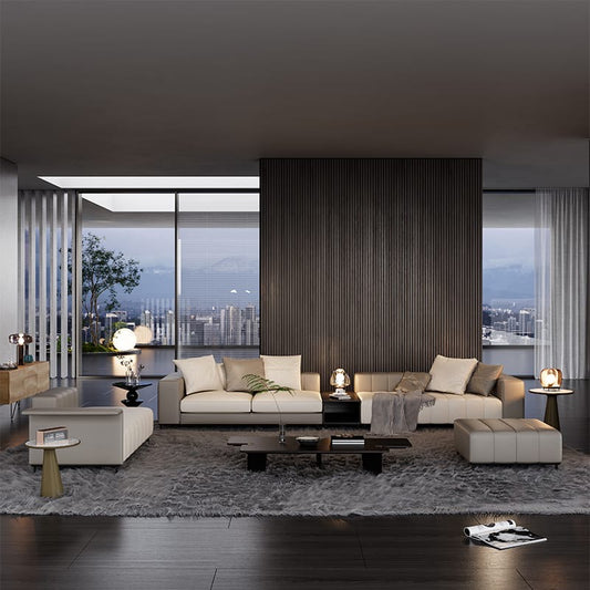 Freeman Sofa, a sofa that looks like piano keyslike