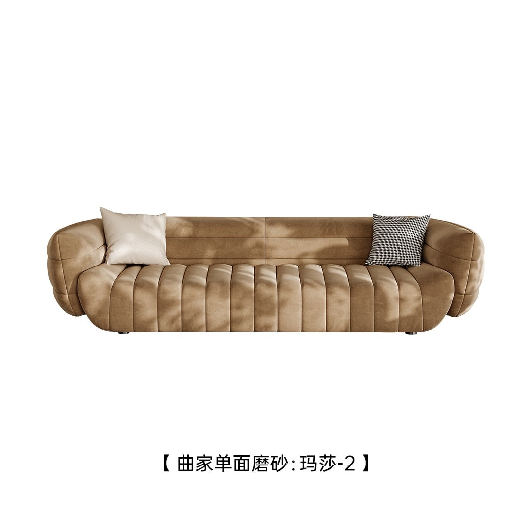 Tactile Sofa, a sofa that looks like a banana split