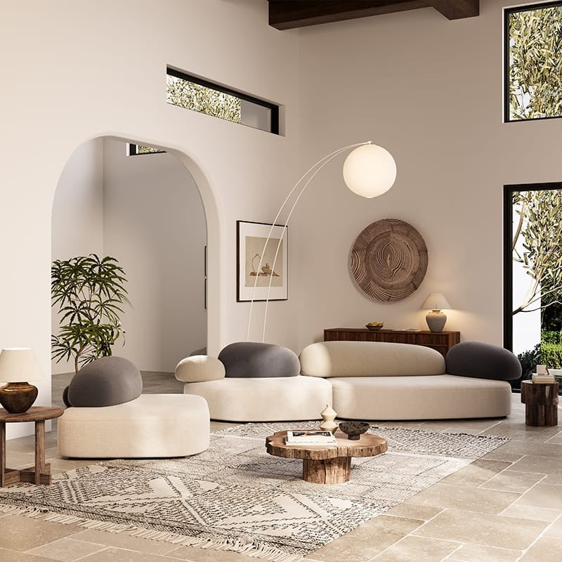 Pebble Rubble Sofa, a sofa that has been very well-designed in recent years