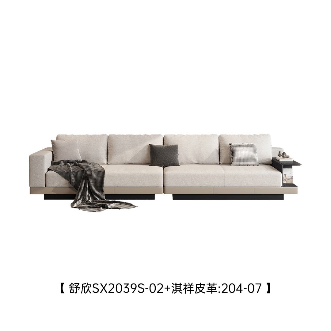 CONNERY Sofa, Italian minimalist brand reprint cloth version