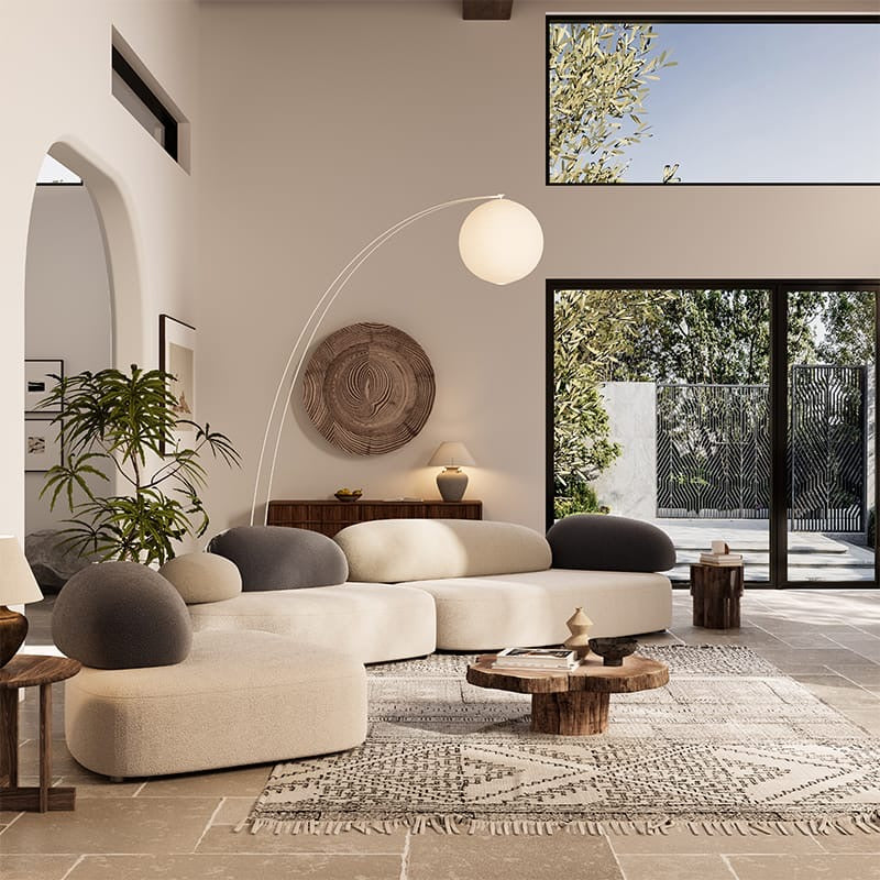 Pebble Rubble Sofa, a sofa that has been very well-designed in recent years