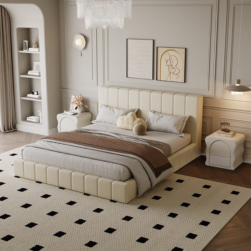 A classic Italian minimalist style bed