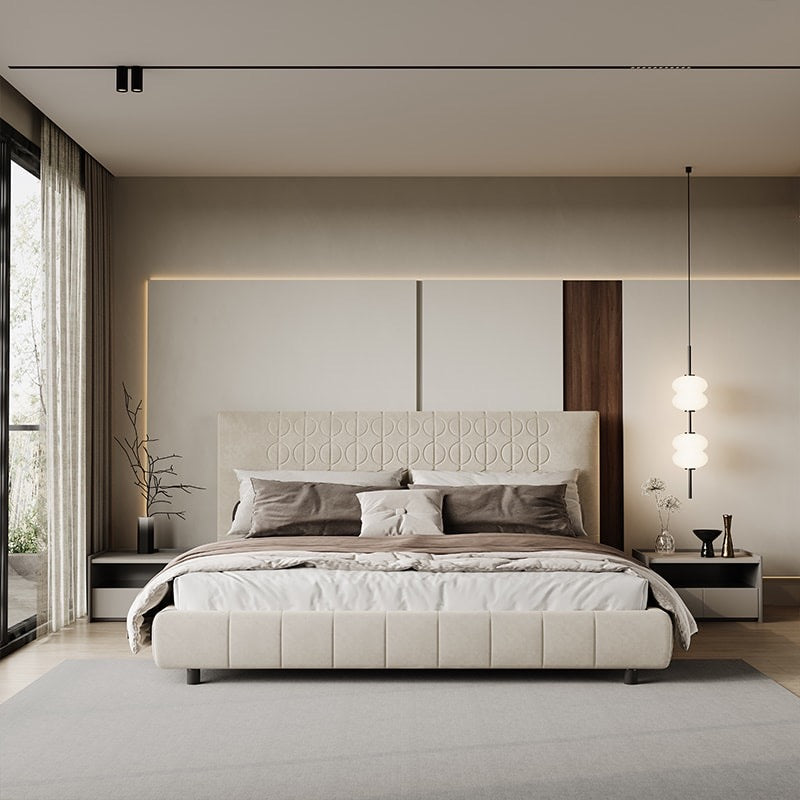 Curtis Bed, a comfortable and durable soft bed