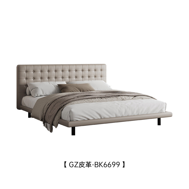 A leather bed suitable for small apartment