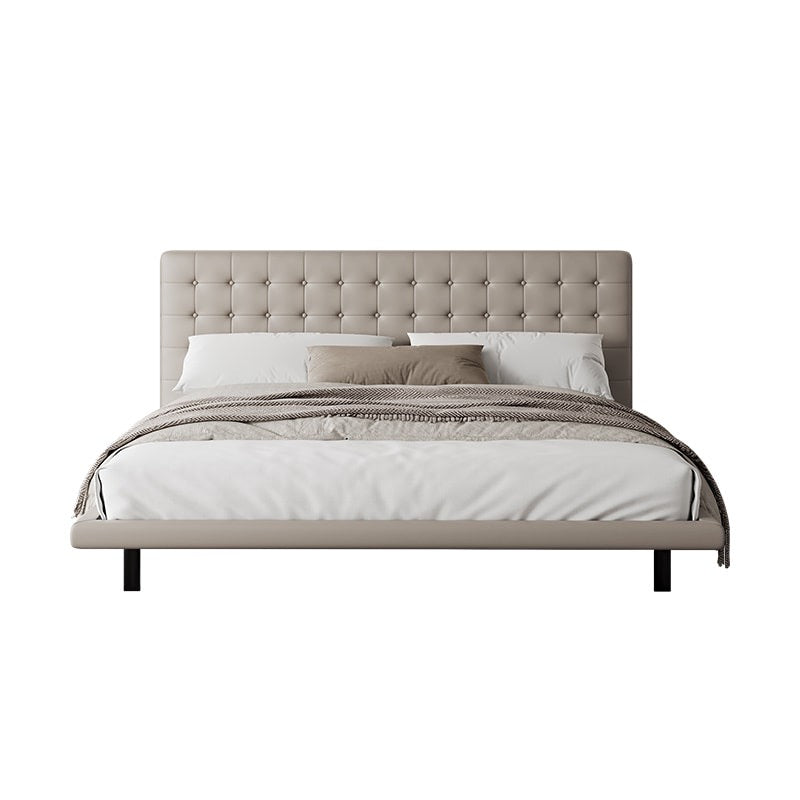 A leather bed suitable for small apartment