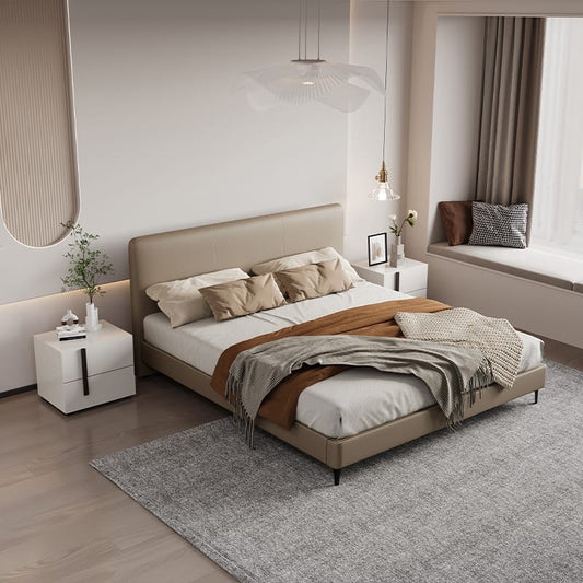 A leather bed with high cost-effectiveness