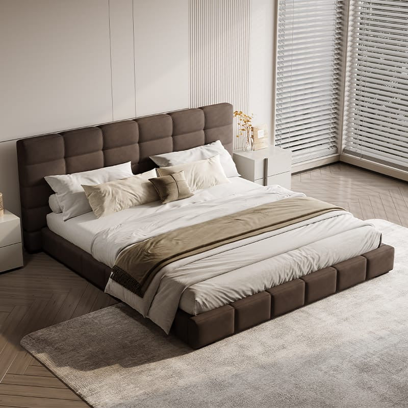 Lawrence Bed, a replica version of a luxury brand soft bed that showcases temperament