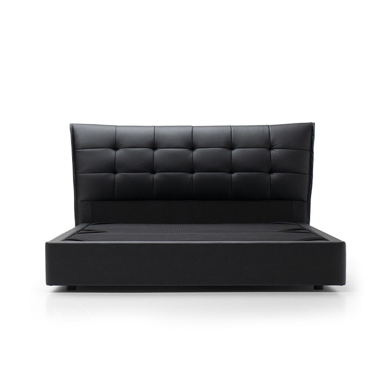 A high-quality and cost-effective leather soft bed