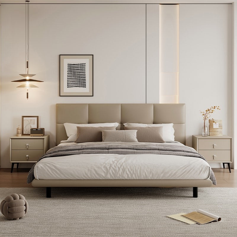 Chocolate Block Bed, the backrest is elastic and comfortable
