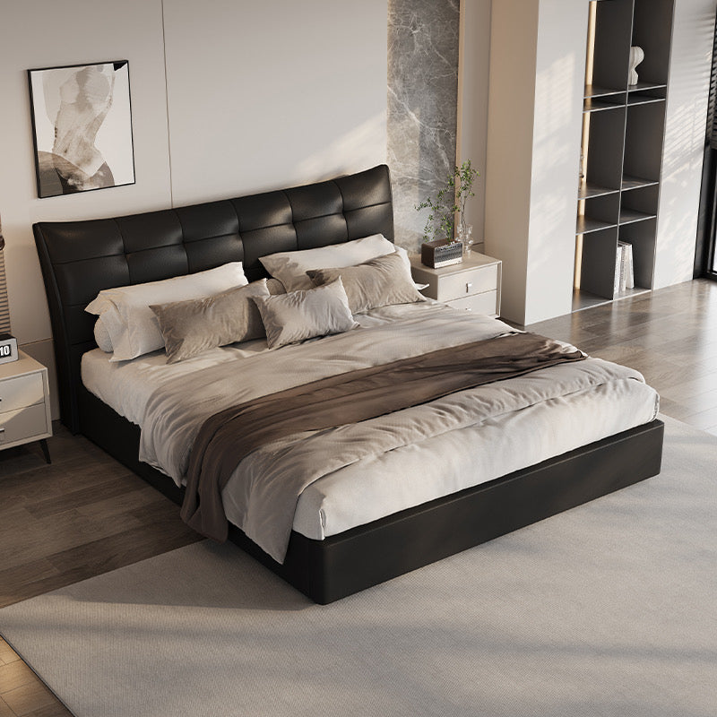 A high-quality and cost-effective leather soft bed