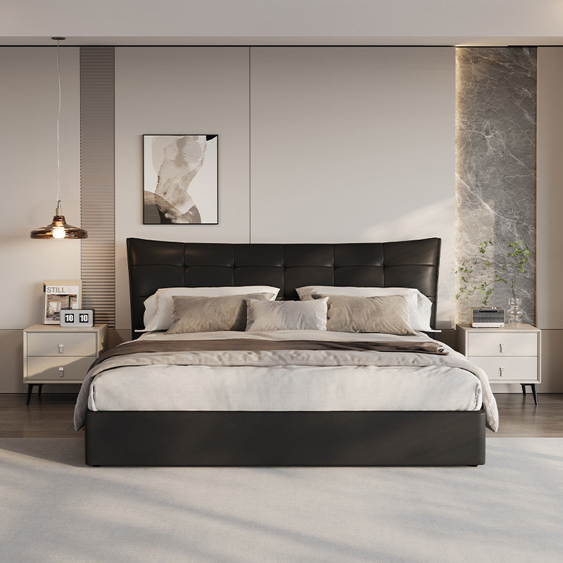 A high-quality and cost-effective leather soft bed