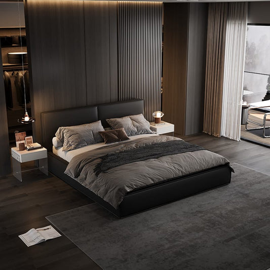 Tofu block bed, a classic Italian minimalist style soft bed