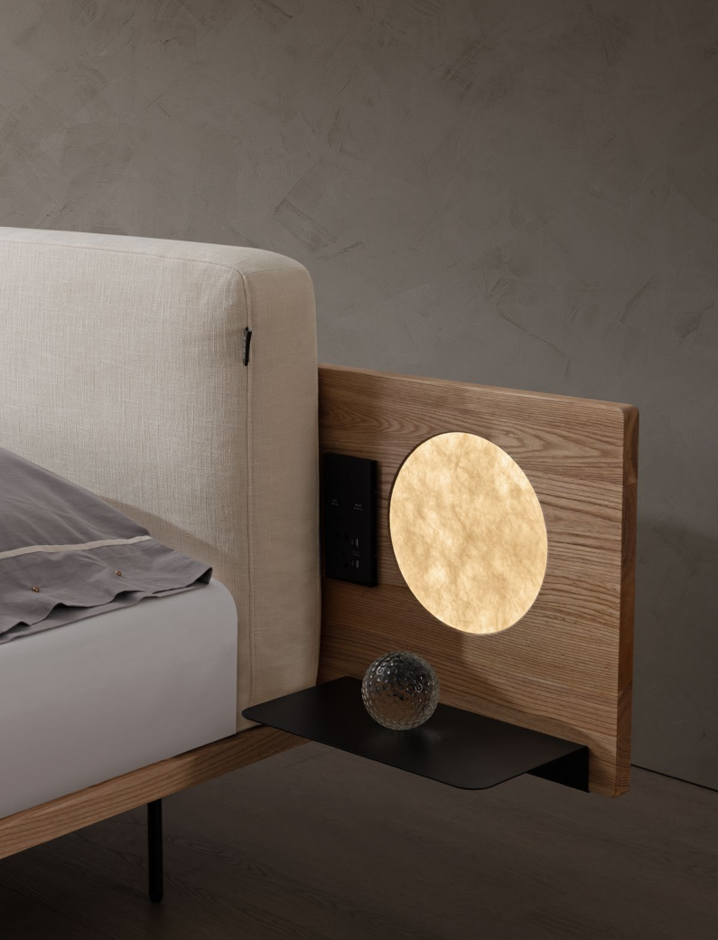 【Video】Minimalist style solid wood suspended bed