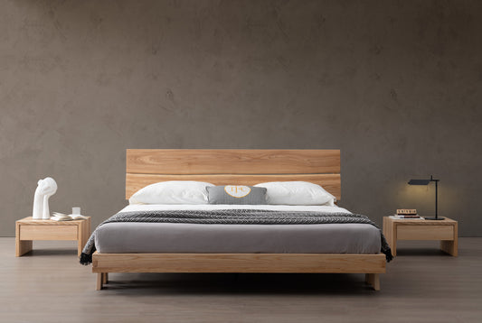 Full solid wood bed
