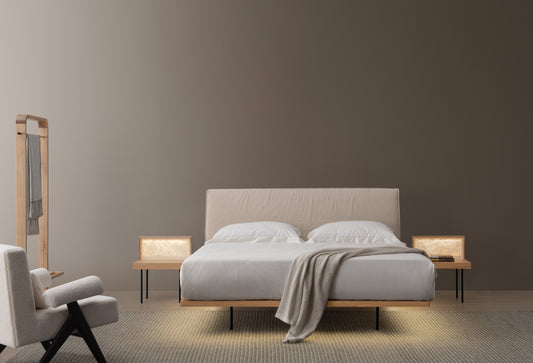 【Video】A minimalist suspended bed