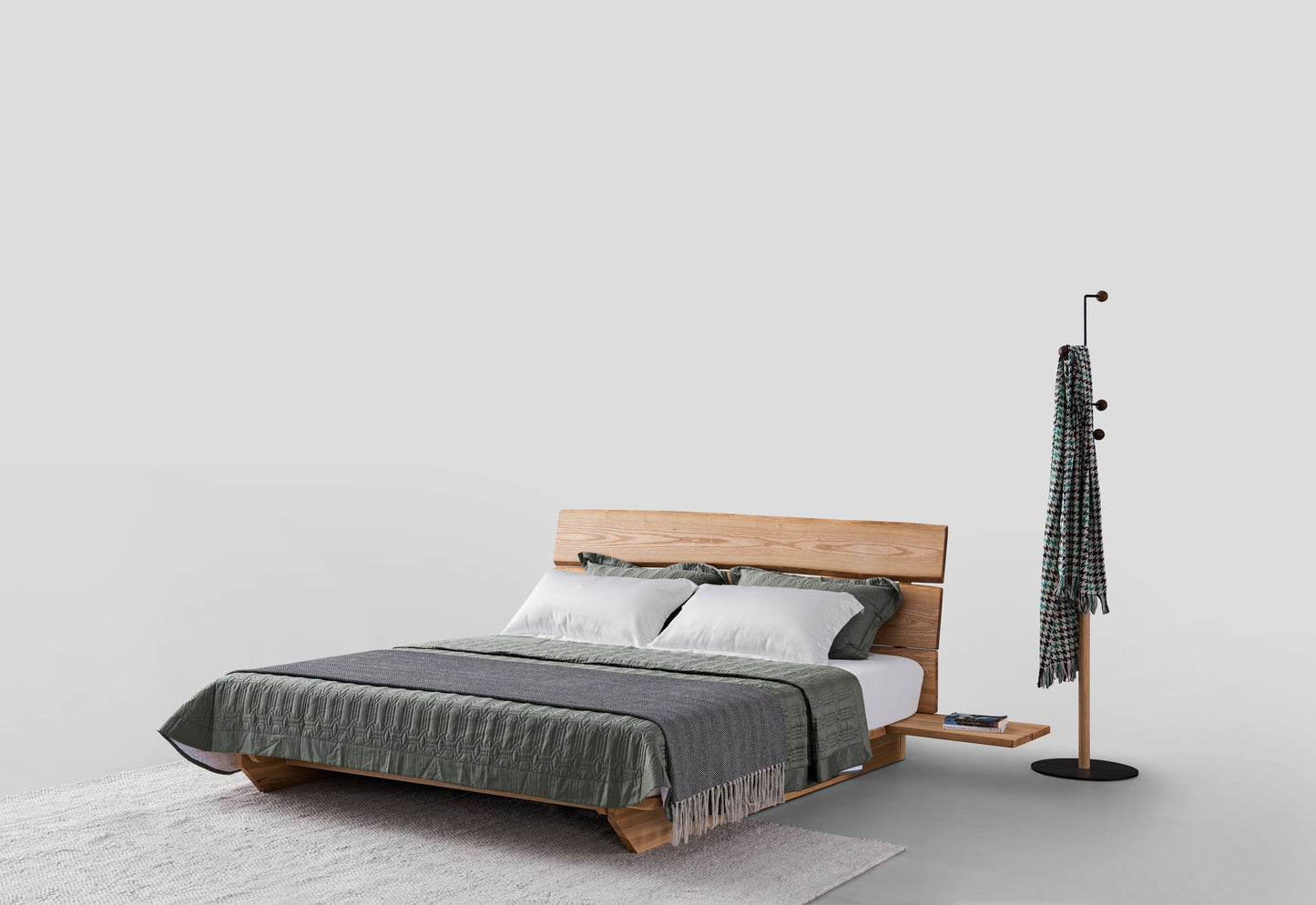 【Video】A bed made of pure solid wood