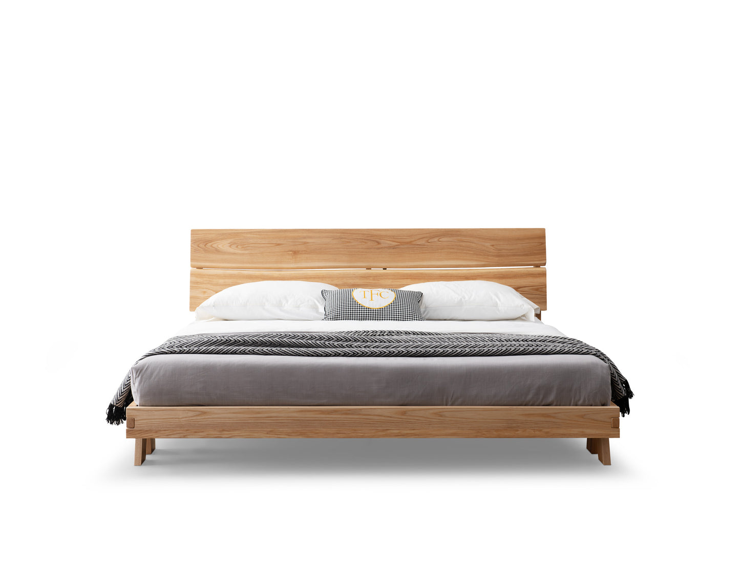 Full solid wood bed