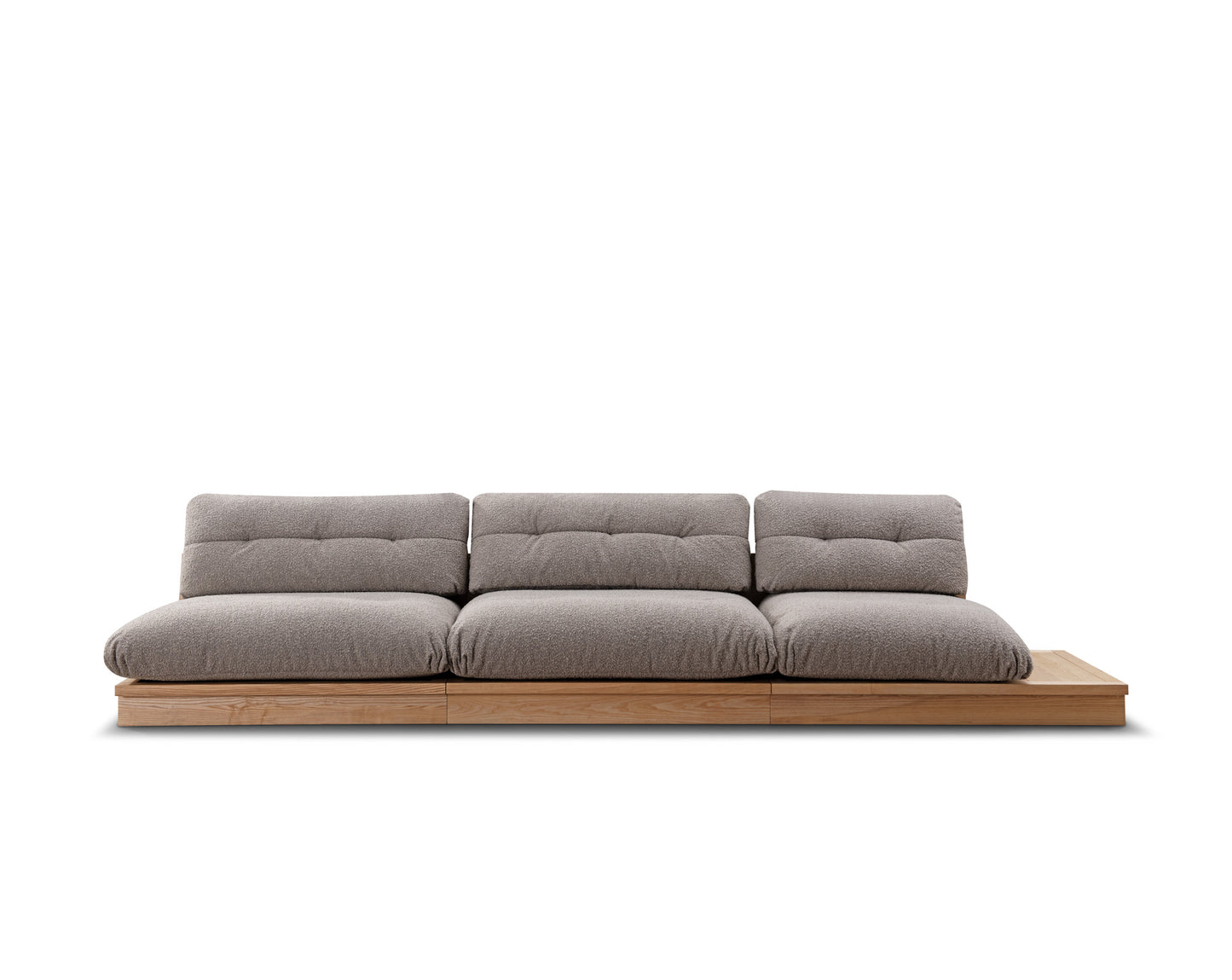 【Video 】Japandi style straight fabric sofa