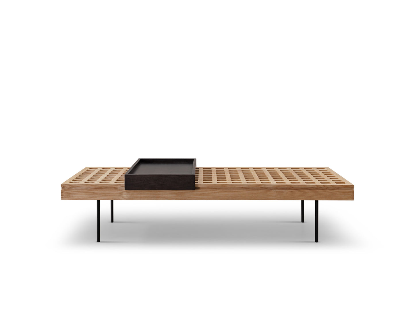 A tea table with a desktop hollowed out design