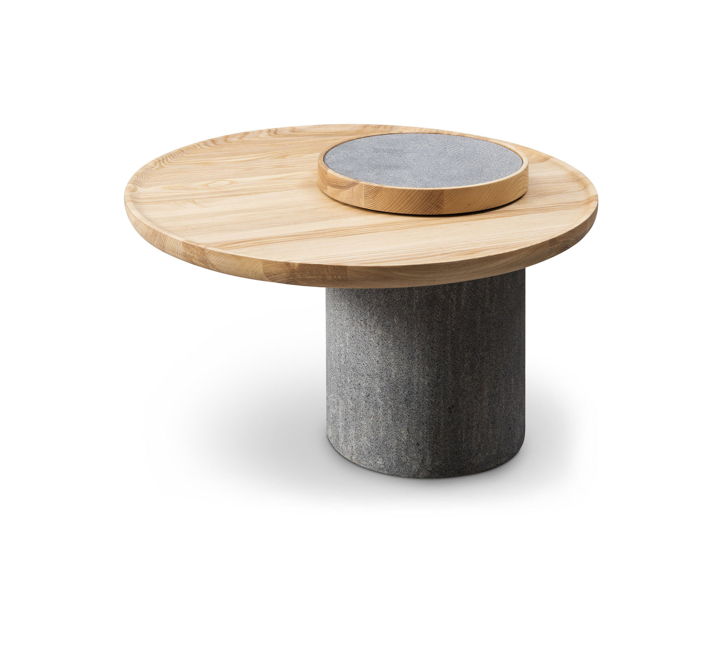 【Video】Solid wood granite coffee table and side table
