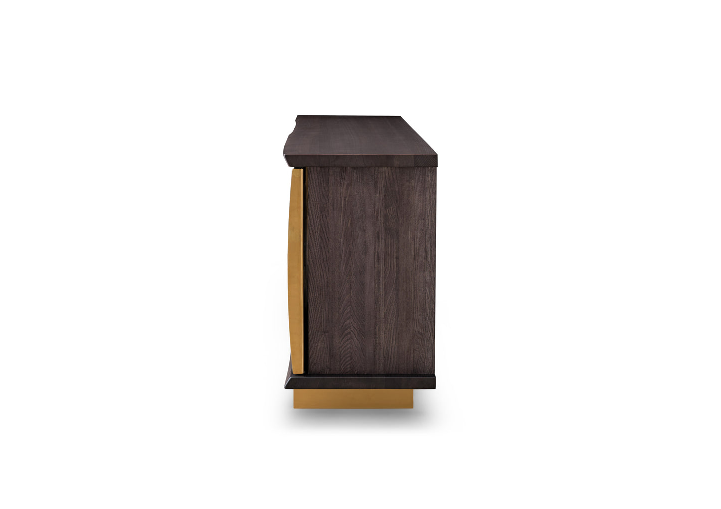 Light luxury style ebony color high-end dining cabinet